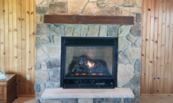 FPX 864 Gas Fireplace and Stone