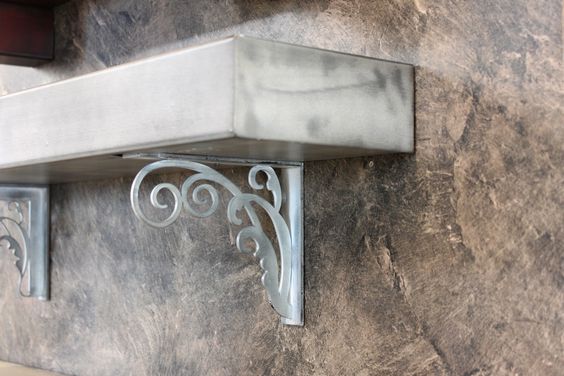 Stoll Shelf Scroll Bracket