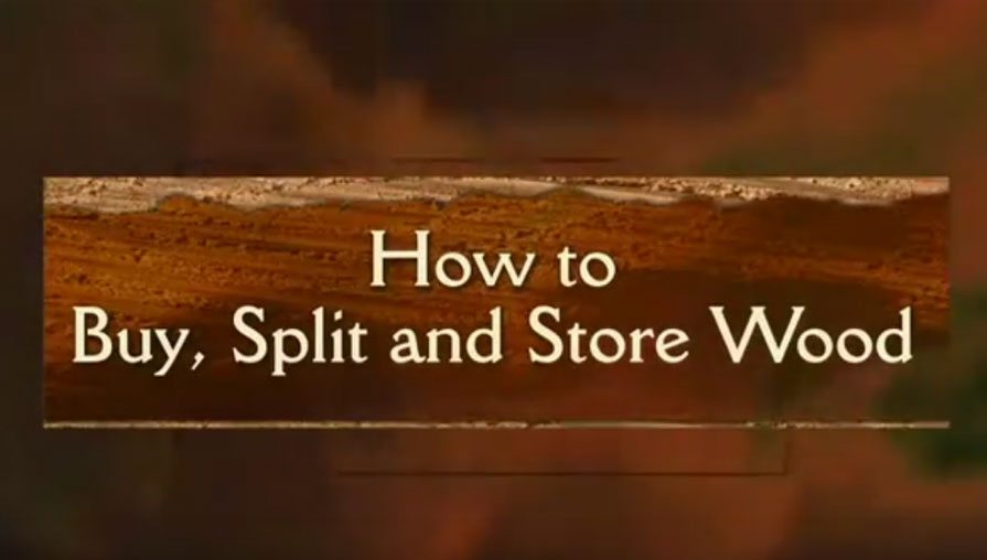 How to Buy, Split and Store Wood