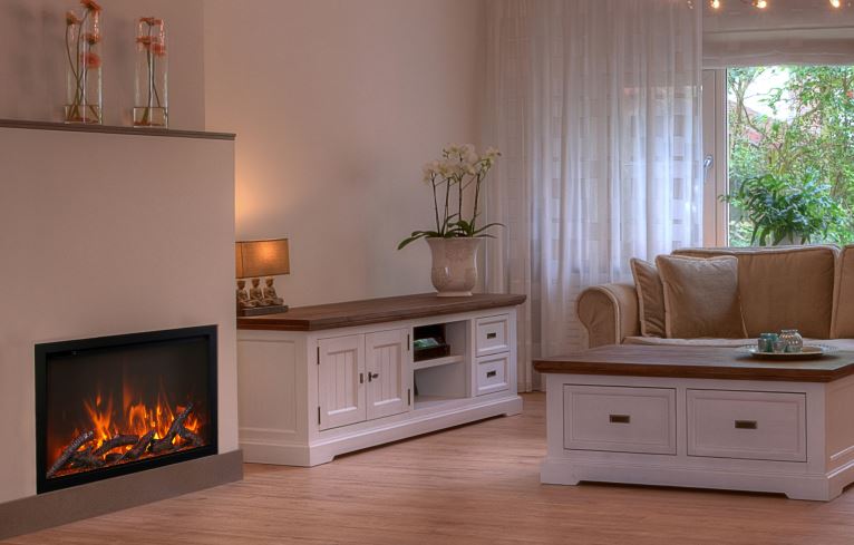 Ambiance IW50 Electric Fireplace Bathroom Setting