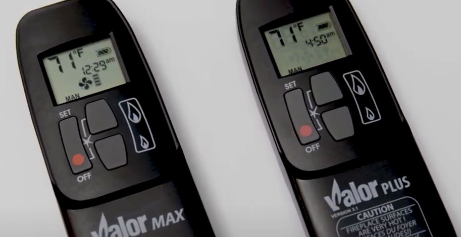 Valor Plus and Max Remote- Manual, Temp and Timer Modes